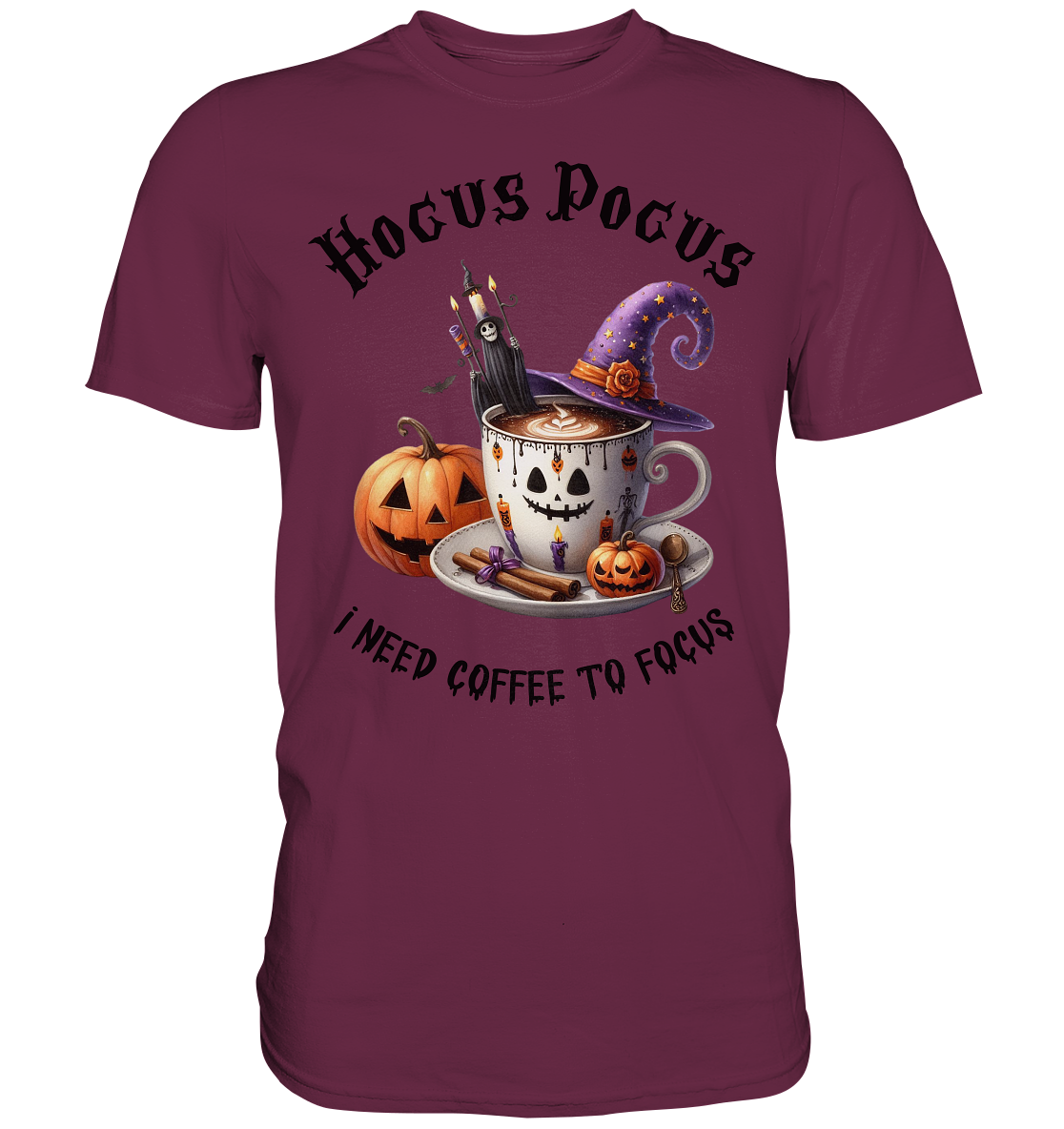 Hocus Pocus I Need Coffee to Focus - Unisex T-Shirt