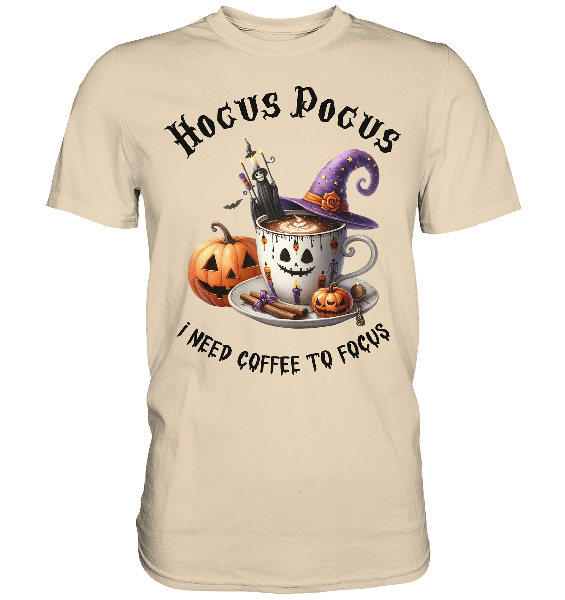 Hocus Pocus I Need Coffee to Focus - Unisex T-Shirt