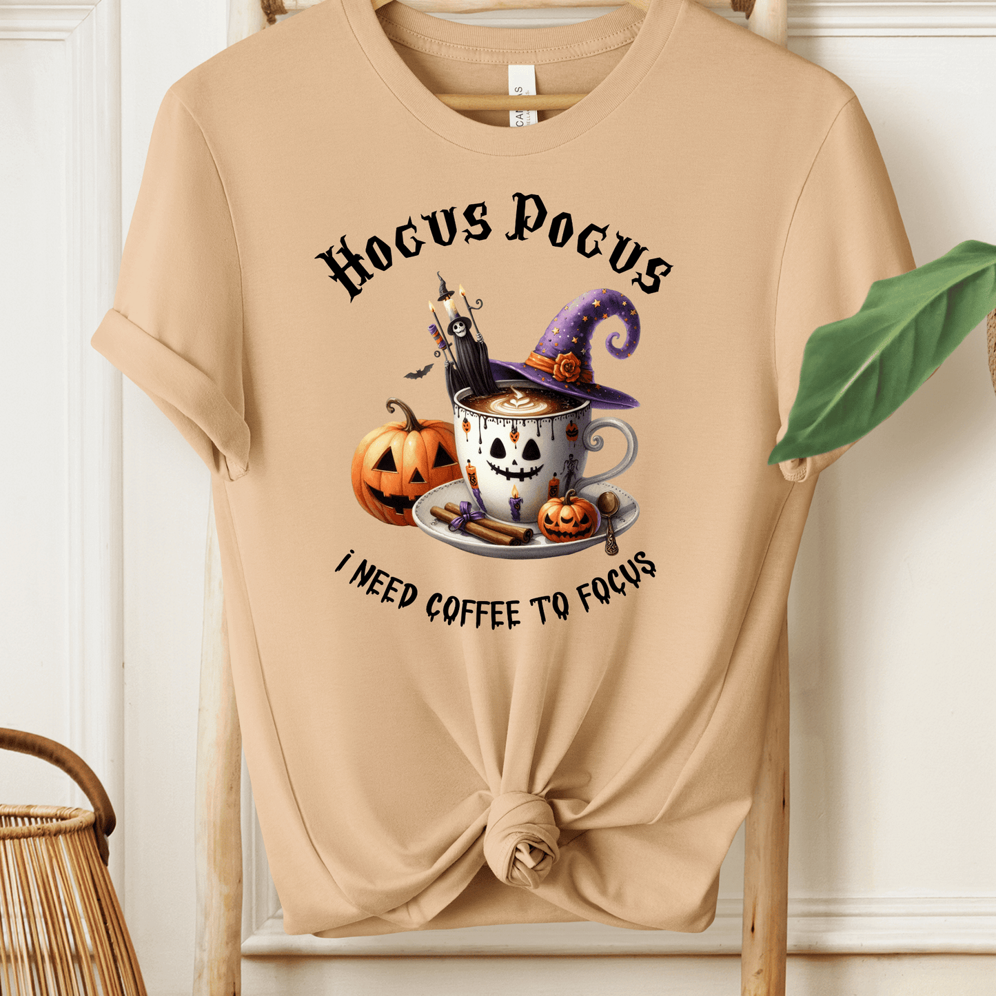 Hocus Pocus I Need Coffee to Focus - Unisex T-Shirt