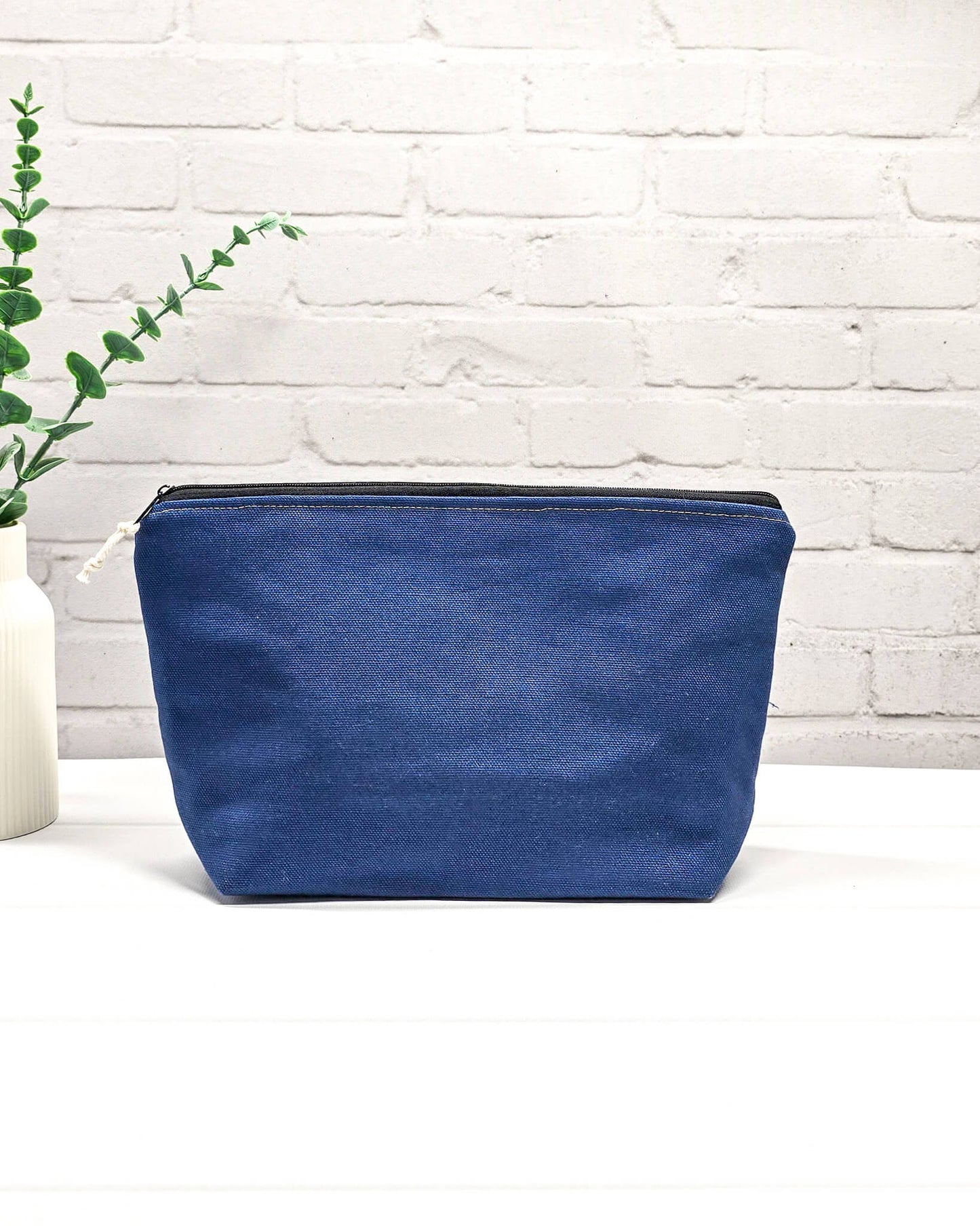 Isvind Bag Mint Tea Cups – Projekttasche Canvas Nadelmikado - handgenäht in Bayern