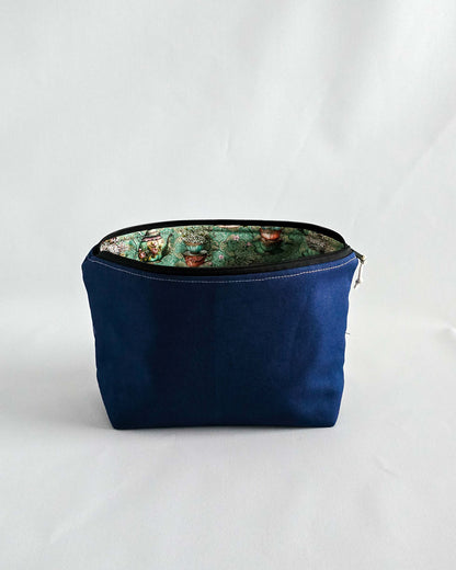 Isvind Bag Mint Tea Cups – Projekttasche Canvas Nadelmikado - handgenäht in Bayern