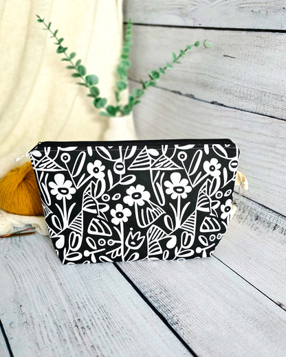 Isvind Bag Nordic Night Garden – Projekttasche im nordischen Design, handgenäht in Bayern von Nadelmikado