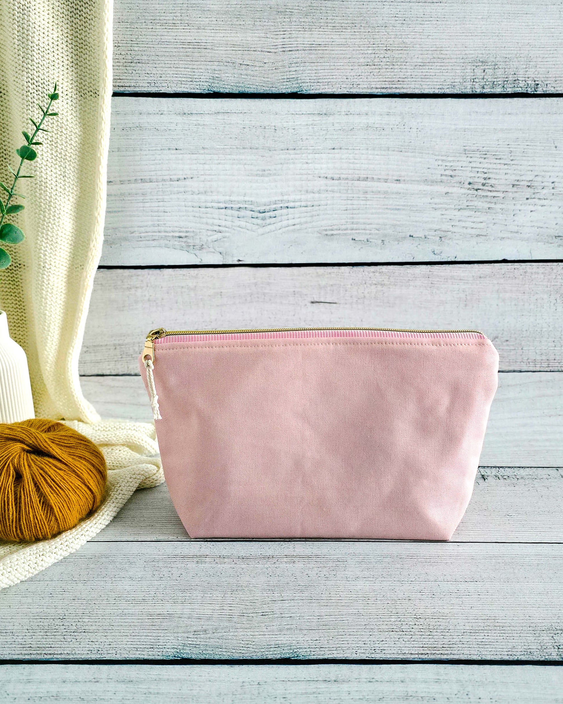 Isvind Bag Vintage Tea Roses – rosa Canvas Projekttasche Nadelmikado - handmade in Bayern