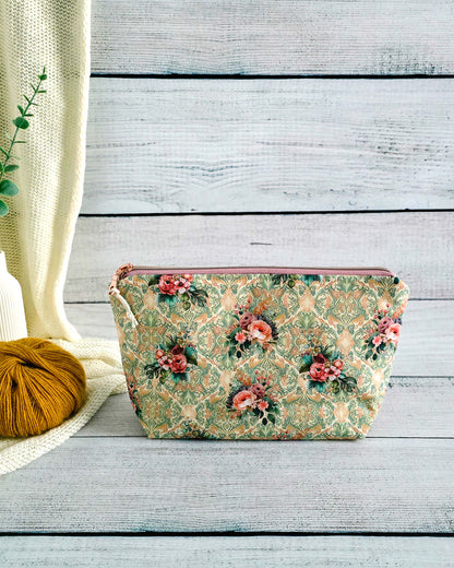 Projekttasche Isvind Bag Vintage Tea Roses – handgenäht in Bayern