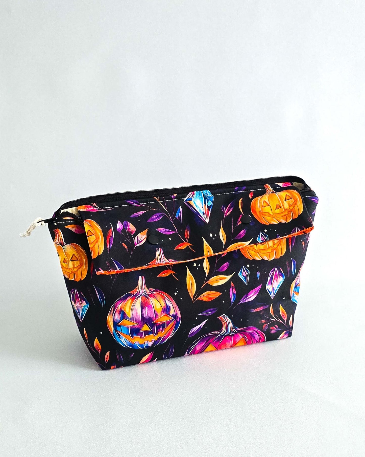 Knit’n Keep Projekttasche „Crystal Pumpkins“ – Halloween Edition - Nadelmikado