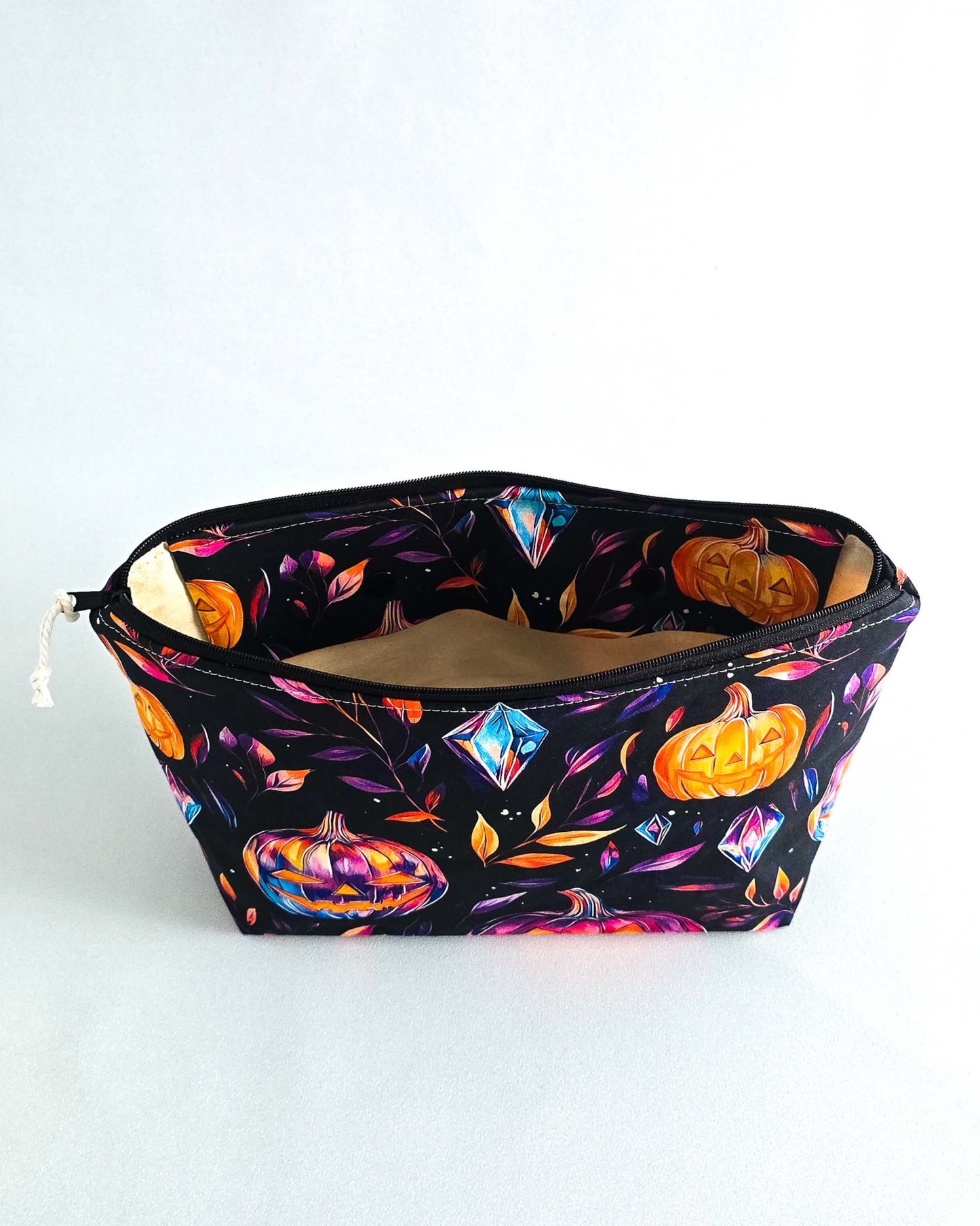 Knit’n Keep Projekttasche „Crystal Pumpkins“ – Halloween Edition - Nadelmikado