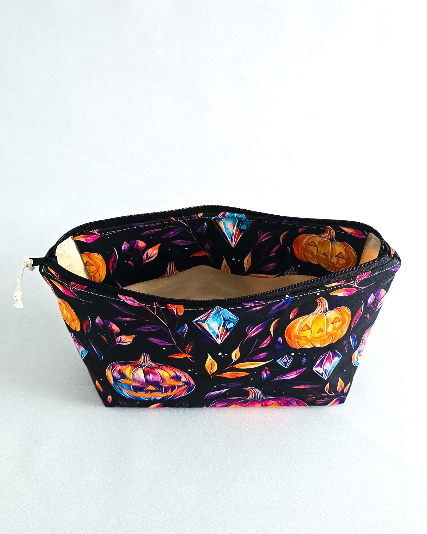 Knit’n Keep Projekttasche „Crystal Pumpkins“ – Halloween Edition - Nadelmikado