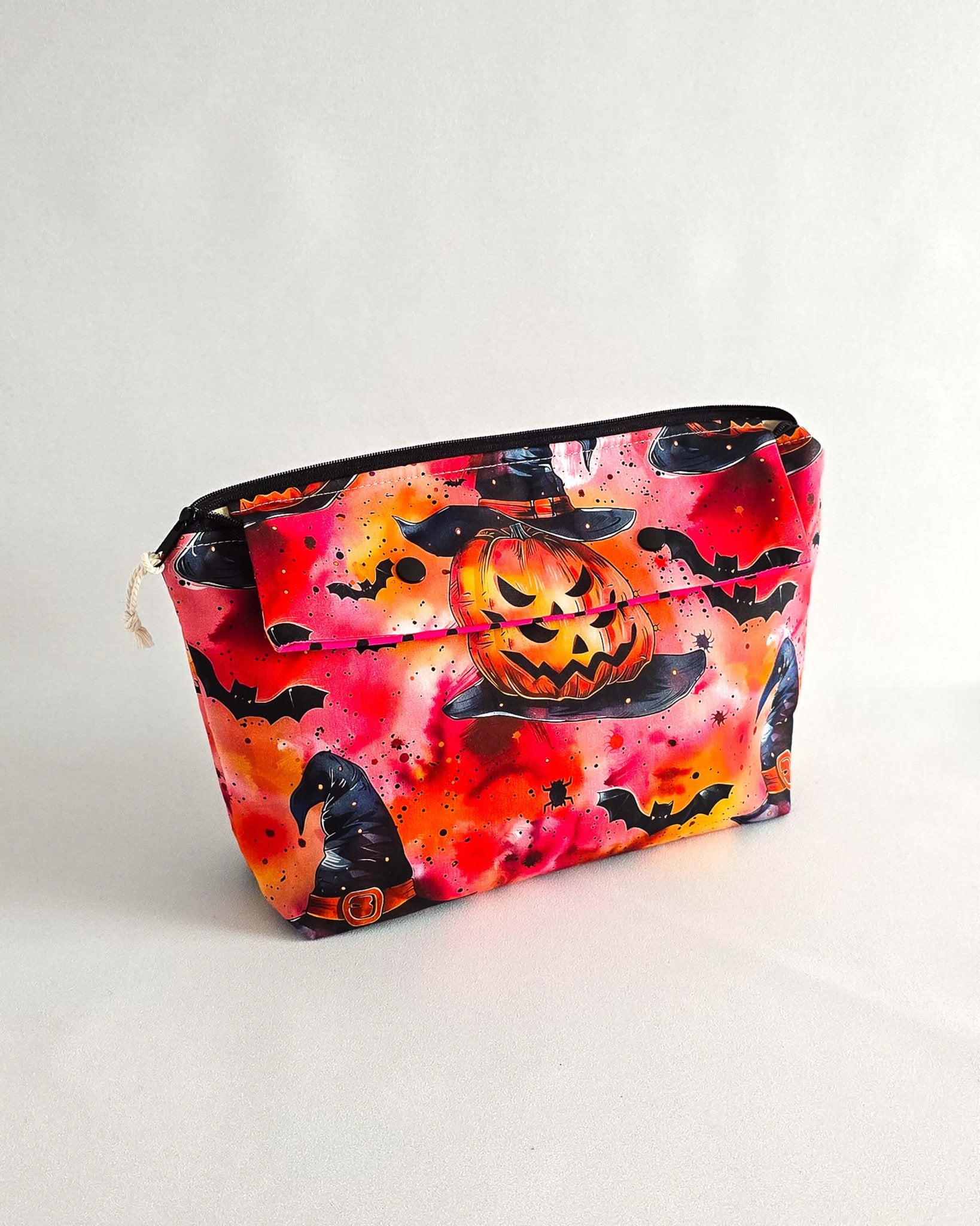 Knit’n Keep Projekttasche „Pumpkin Fire“ – Halloween Edition - Nadelmikado