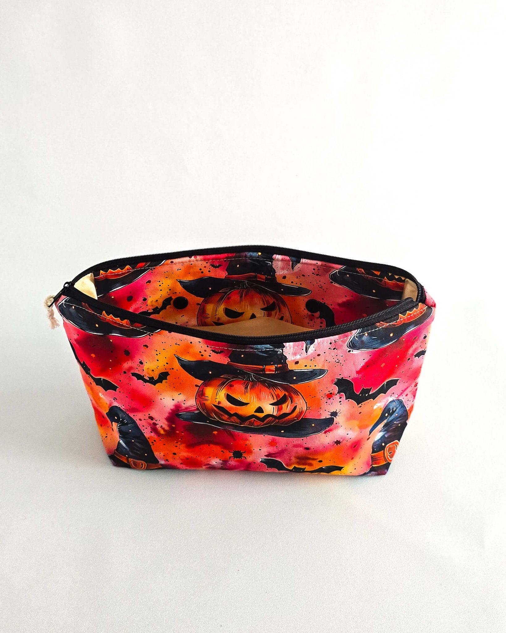 Knit’n Keep Projekttasche „Pumpkin Fire“ – Halloween Edition - Nadelmikado