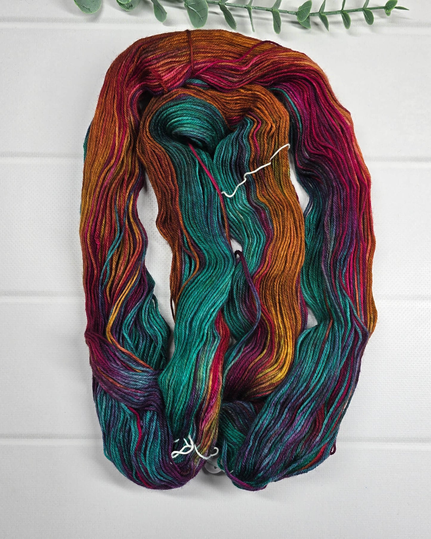 KnitPro Symfonie Terra Party Lights Sockenwolle in Petrol, Pink, Orange und Violett