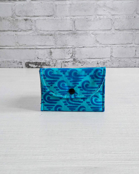 Mini Pouch - Blue Waves