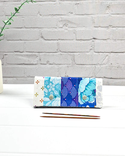Nadelgarage 15 cm Patchwork floral Nadelmikado - handgenäht in Bayern