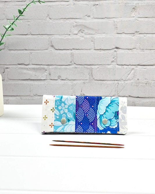 Nadelgarage 15 cm Patchwork floral Nadelmikado - handgenäht in Bayern