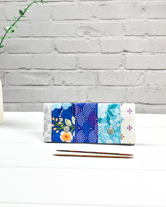 Nadelgarage 15 cm Patchwork floral Nadelmikado - handgenäht in Bayern