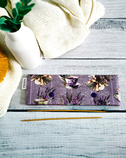 Nadelgarage 20 cm Lavender Tea Cups – handgenäht in Bayern - Nadelmikado