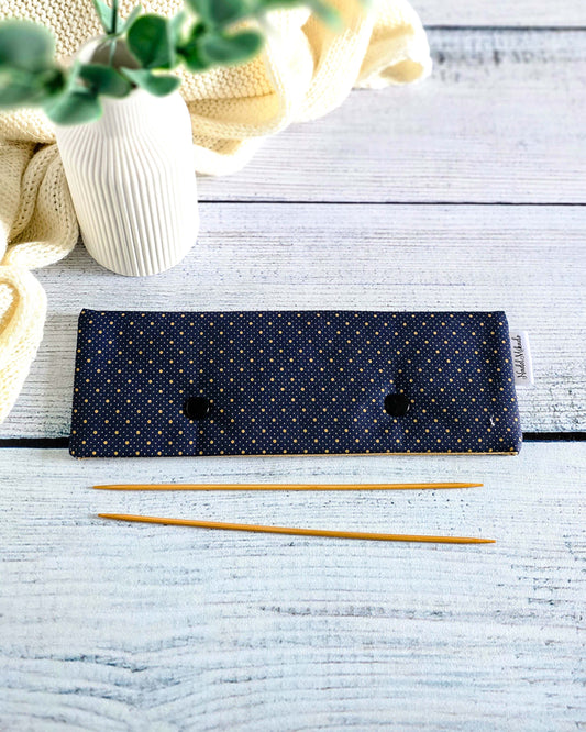 Nadelgarage 20 cm Midnight Dots von Nadelmikado – handgemacht in Bayern von Nadelmikado