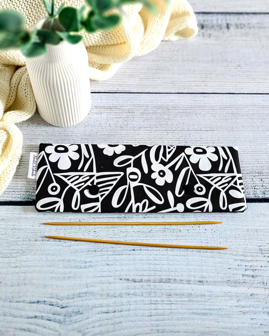 Nadelgarage 20 cm Nordic Bloom von Nadelmikado – handgemacht in Bayern von Nadelmikado