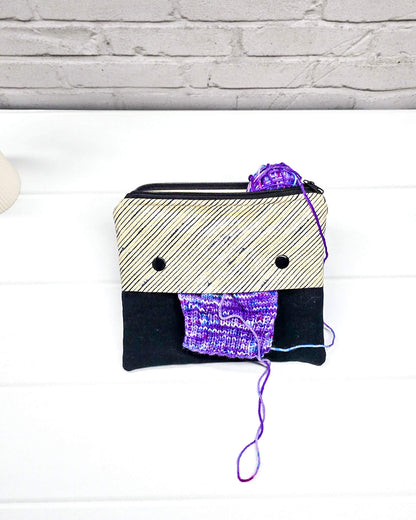 Nadelspiel Aufbewahrung mit Zubehörfach von Nadelmikado - handgenäht in Bayern