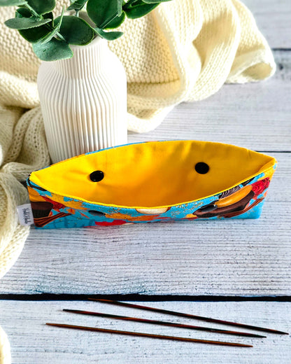 Nadelgarage Pumpkin Spice Season – herbstliches Design mit Kürbis, handgenäht in Bayern von Nadelmikado