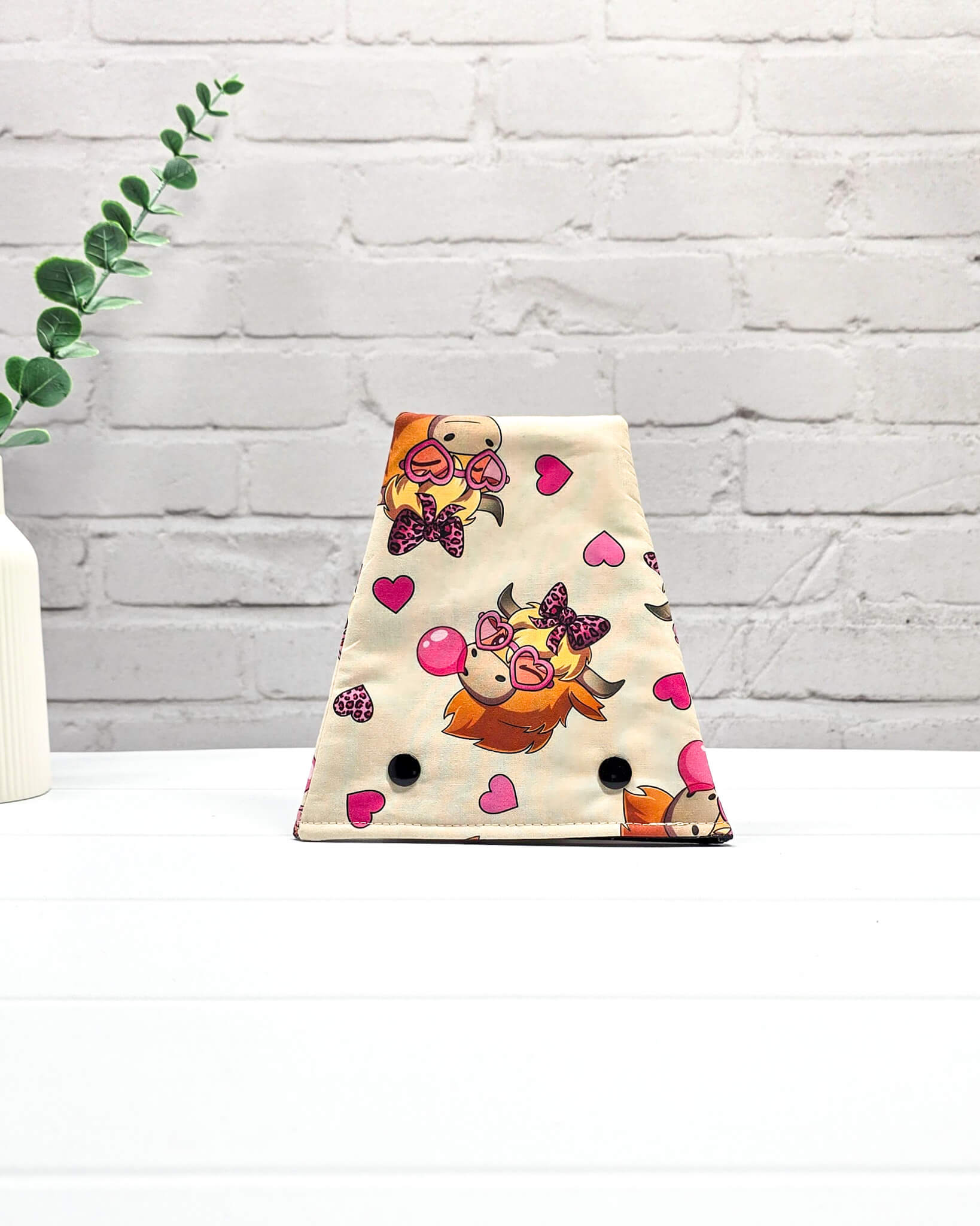 Nadelgarage Trio mit Highland-Motiv - handgenäht in Bayern von Nadelmikado