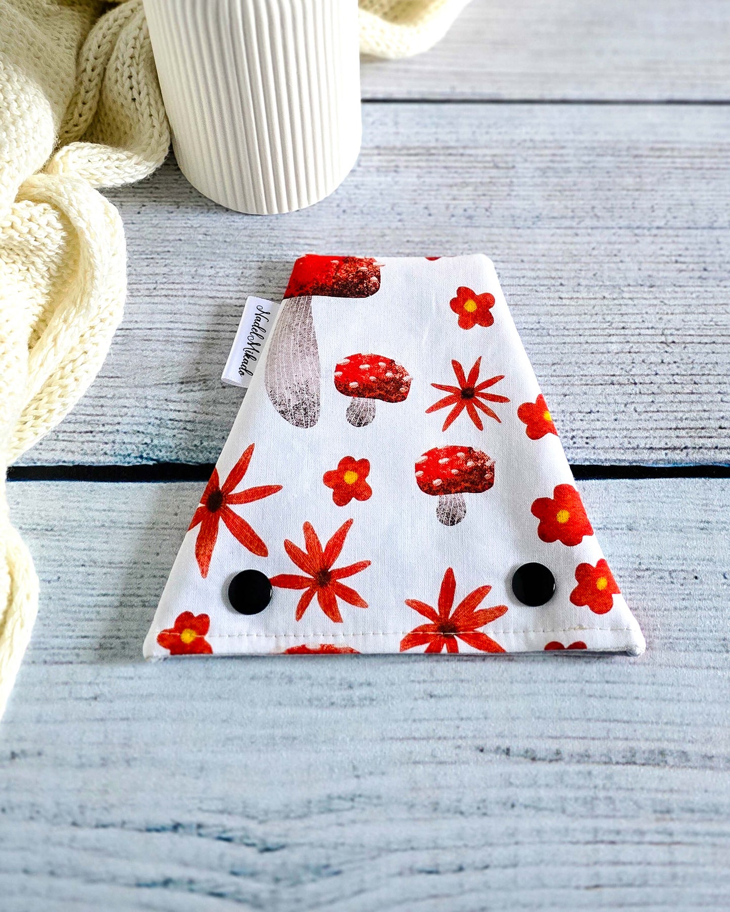 Nadelgarage Trio Little Toadstools – Fliegenpilz-Design, handmade in Bayern von Nadelmikado