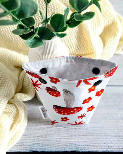 Nadelgarage Trio Little Toadstools – Fliegenpilz-Design, handmade in Bayern von Nadelmikado