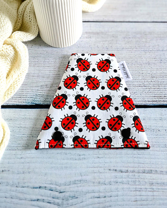 Nadelgarage Trio Lucky Ladybug – Marienkäfer-Design, handmade in Bayern von Nadelmikado