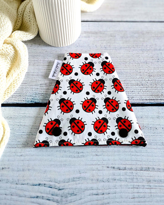 Nadelgarage Trio Lucky Ladybug – Marienkäfer-Design, handmade in Bayern von Nadelmikado