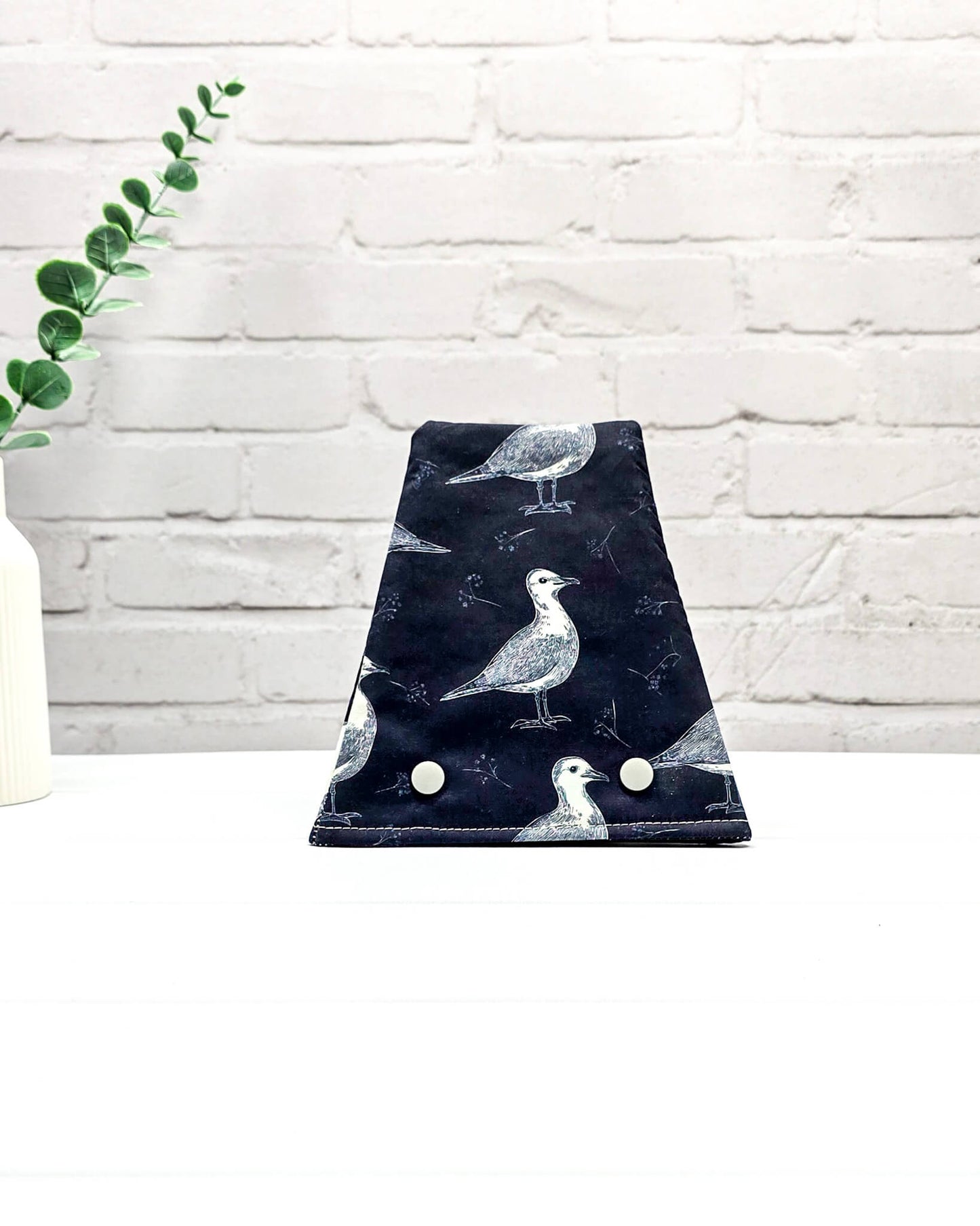 Nadelgarage Trio mit Möwenmotiv - handgenäht in Bayern von Nadelmikado