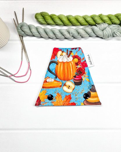 Nadelgarage Trio Pumpkin Spice Season – Kürbis-Design, handmade in Bayern von Nadelmikado