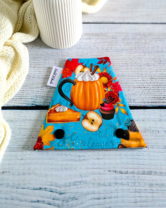 Nadelgarage Trio Pumpkin Spice Season – Kürbis-Design, handmade in Bayern von Nadelmikado